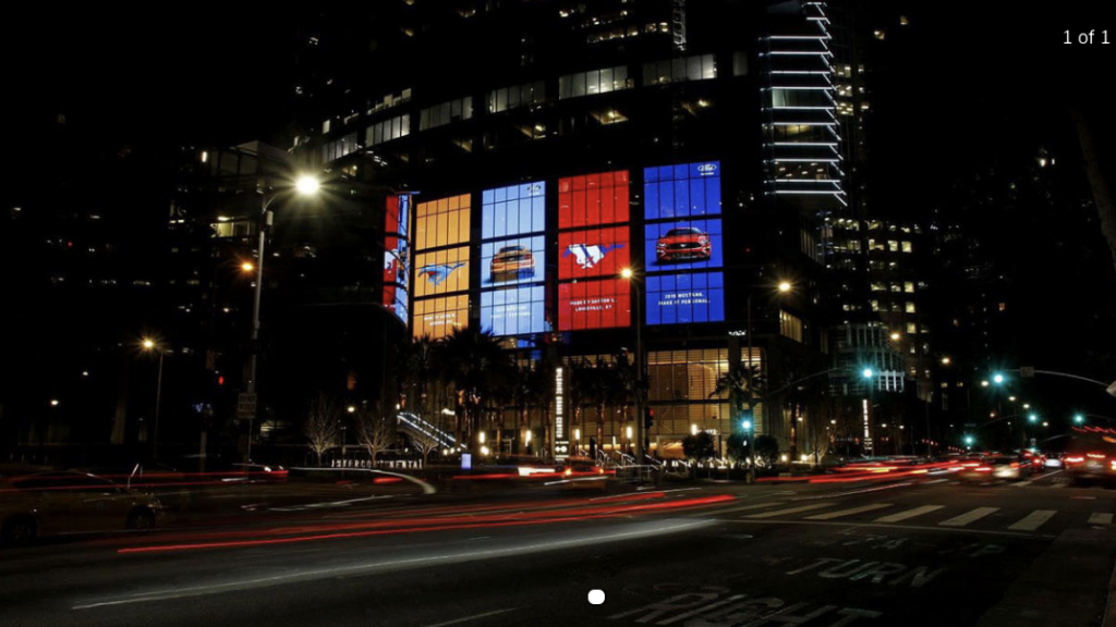 Downtown Los Angeles billboards