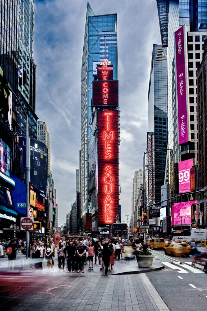 Times Square One New York billboard