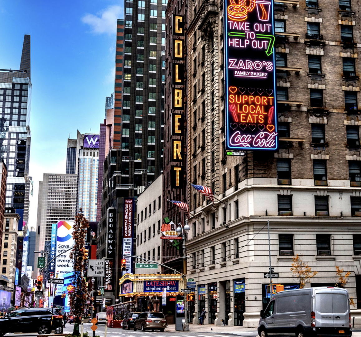 Midtown NYC billboard with Blindspot