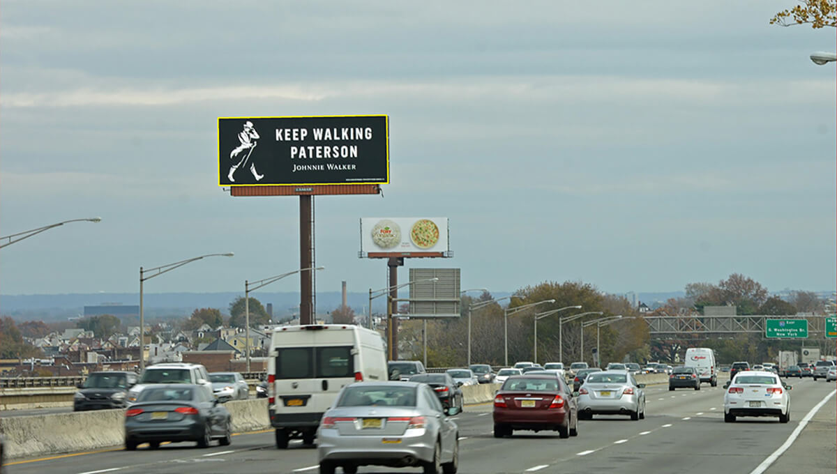 I80 digital billboard with Blindspot