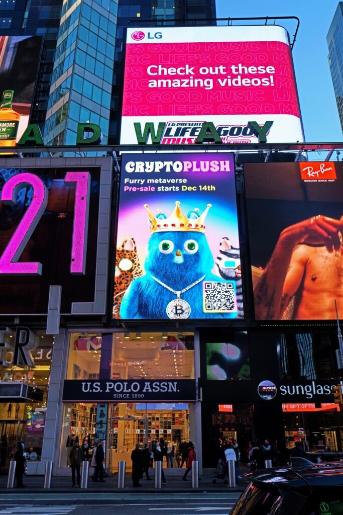 Cryptoplush on Sunglass Hut in New York with Blindspot