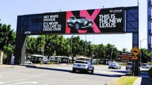 Funny Lexus billboard campaign ads with a playful message - funny billboards